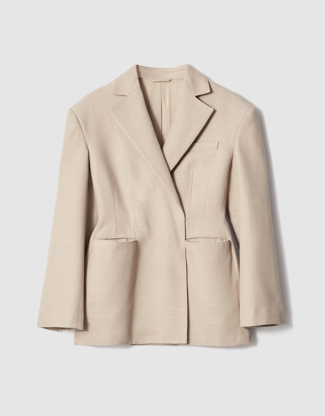& Other Stories - Peplum-Waist Blazer