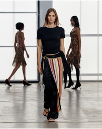Third Form - Rhythm Knit Wrap Skirt
