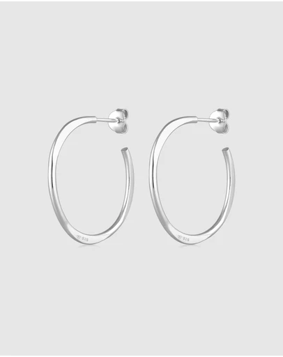 Haze & Glory - ICONIC EXCLUSIVE - Earrings Everyday Hoops 925 Sterling Silver