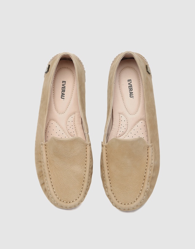 EVERAU - EverAU Ugg Morris Cow Suede Upper Loafer Oxfords Flats
