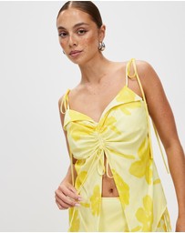 Third Form - Wild Flower Draw Up Cami Top