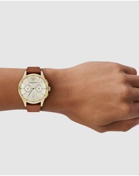 Emporio Armani - Brown Chronograph Watch