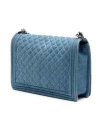 Pre-Loved by Azura Reborn - Pre-Loved Large Quilted Denim Boy Flap