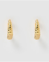 Izoa - Abigail Hoop Earrings