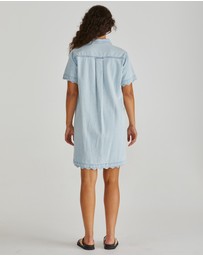Sass - Vale Scalloped Denim Dress