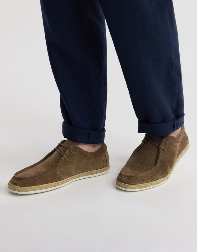 Oxford - Dorian Espadrille Suede Wallaby
