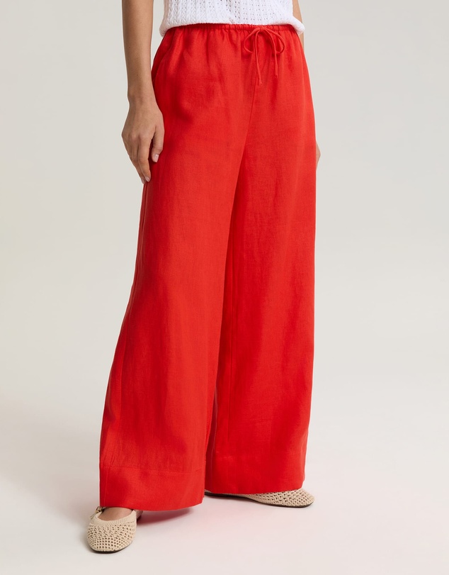 Sportscraft - Ariana Wide Leg Linen Pant