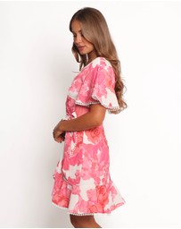 Petal & Pup - Jem Mini Dress - Pink Floral