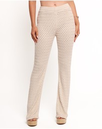 Petal & Pup - Fonte Knit Pants - Cream