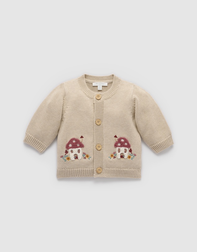 Purebaby - Toadstool Cardigan -Kids-Babies