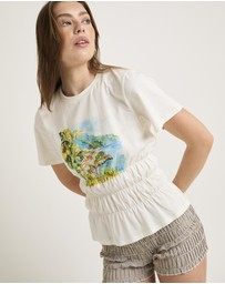 Subtitled - Ross Gathered T-Shirt