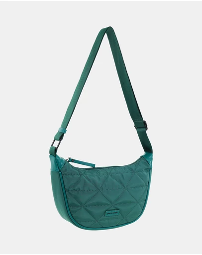 Pierre Cardin - Pierre Cardin Ladies Nylon Crescent Cross-Body Bag