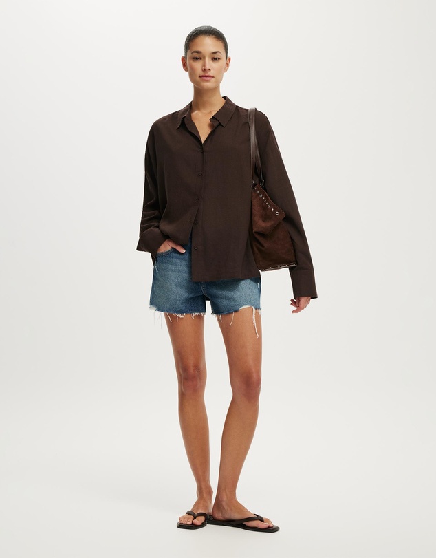 Cotton On - Haven Relaxed Long Sleeve Shirt