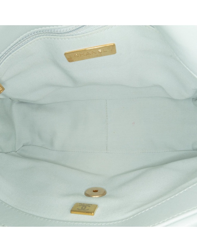 Pre-Loved by Azura Reborn - Pre-Loved chanel Leather Shoulder Bag with Chain Detail and Quilted Design