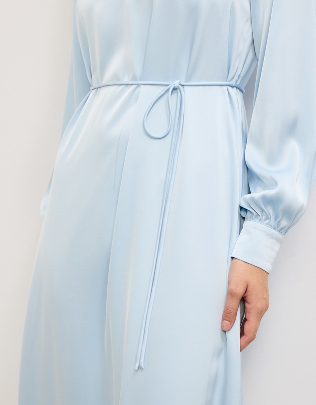 The Fated - Josephine Satin Midi Dress