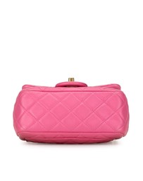 Pre-Loved by Azura Reborn - Pre-Loved Mini Square Classic Lambskin Pearl Crush Flap