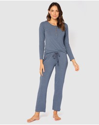 Bamboo Body - Long Sleeve Henley Top