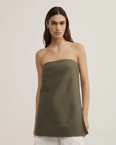 Witchery - Linen Strapless Top
