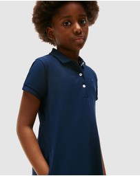 Tommy Hilfiger - Contrast Crew Neck Polo Dress - Kids