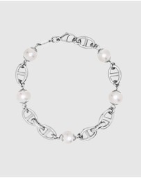 Nialaya Jewellery - Mariner Bracelet with Pearls
