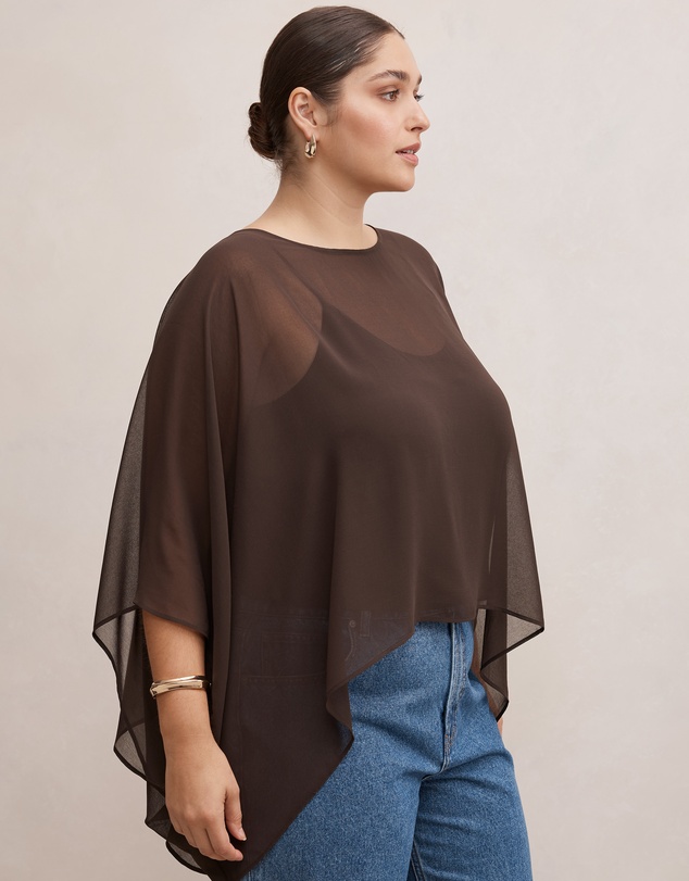 Forever New Curve - Gia Curve Sheer Cape