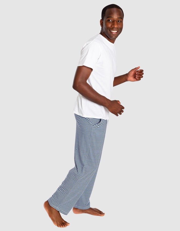 Sant And Abel - Men's Marina Jersey Stripe PJ Pants
