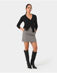 Forcast - Kai Check Mini Skirt