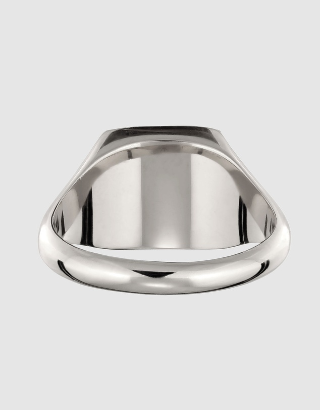Kuzzoi - ICONIC EXCLUSIVE - Enamel Signet Ring in 925 Sterling Silver