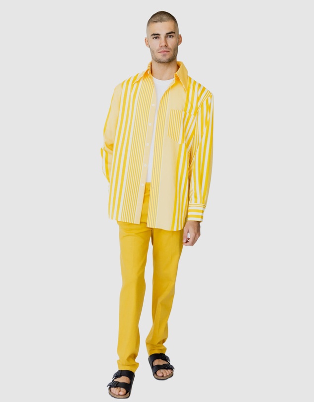 Justin Cassin - Parish Straight Linen trouser