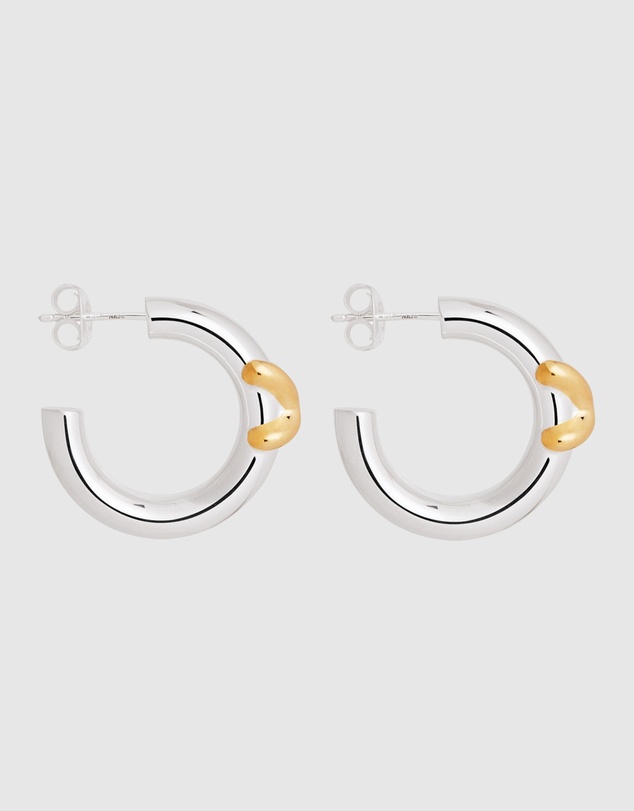Najo - Tendresse Two-Tone Earrings