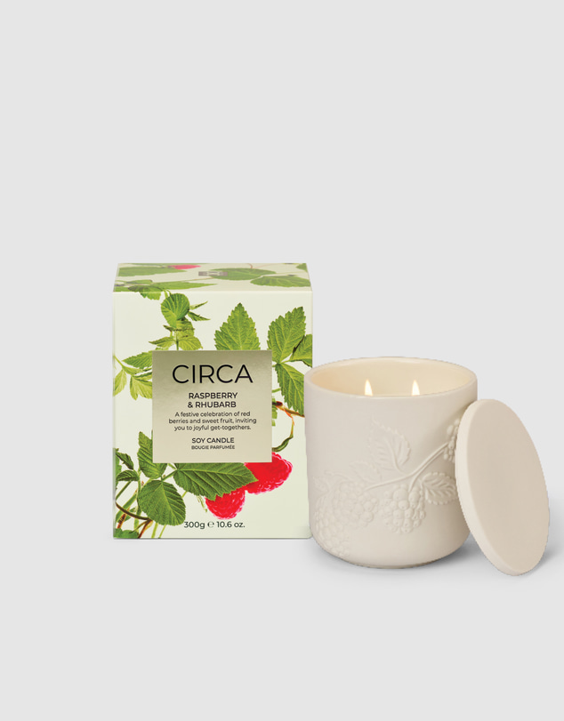 CIRCA - Raspberry & Rhubarb Soy Candle