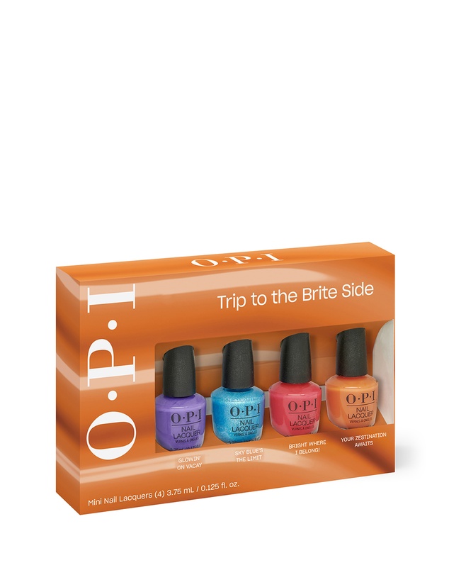 O.P.I - Trip To The Bright Side Nail Lacquer 4 Piece Mini Pack 4X3.75ml