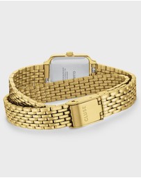 Cluse - Gracieuse Mini Watch Double Steel, Forest Green, Gold Colour