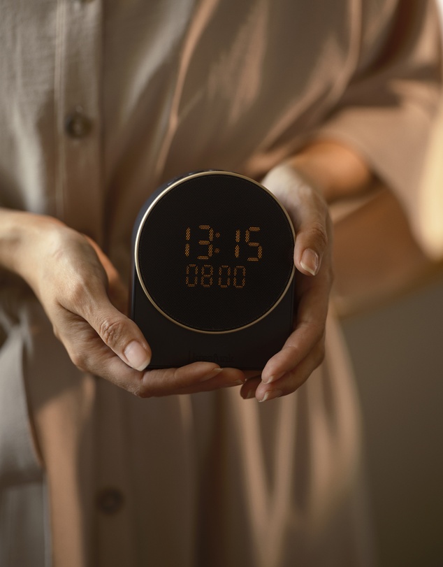 Kreafunk - Kreafunk Ivy Alarm Clock W/ Bluetooth Speaker - Black