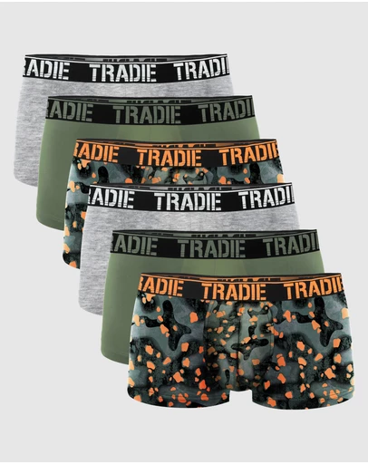 TRADIE - Boys 6pk Fitted Trunk