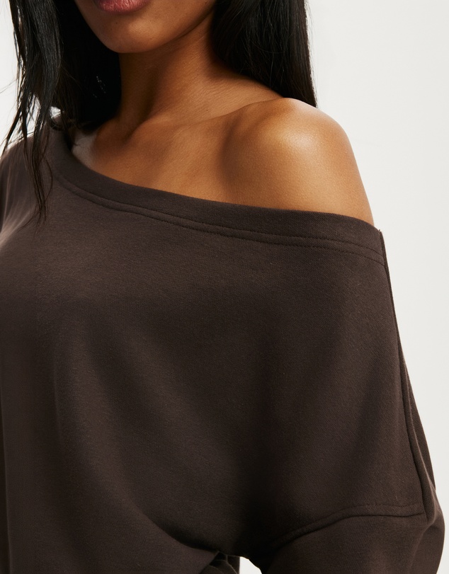 Cotton On - Relaxed Off Shoulder Sweatshirt