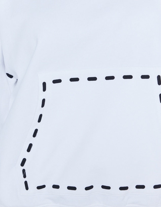 ALEXANDRA - Dashes Jumper White