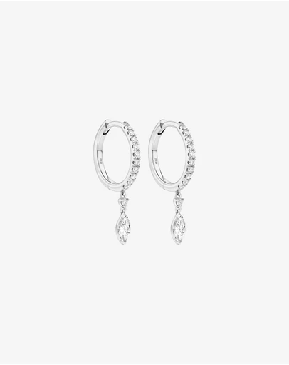 Michael Hill - Drop Earrings with 0.50 Carat TW Laboratory-Grown Diamonds in Sterling Silver