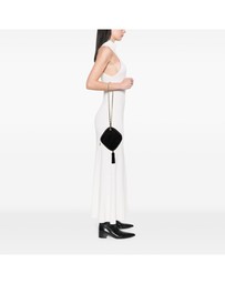 Pre-Loved by Azura Reborn - Pre-Loved CC Quilted Suede Diamon Tassel Bag