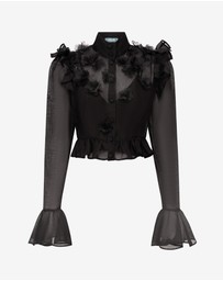 LEO LIN - Maeve Petal Butterfly Long Sleeve Top