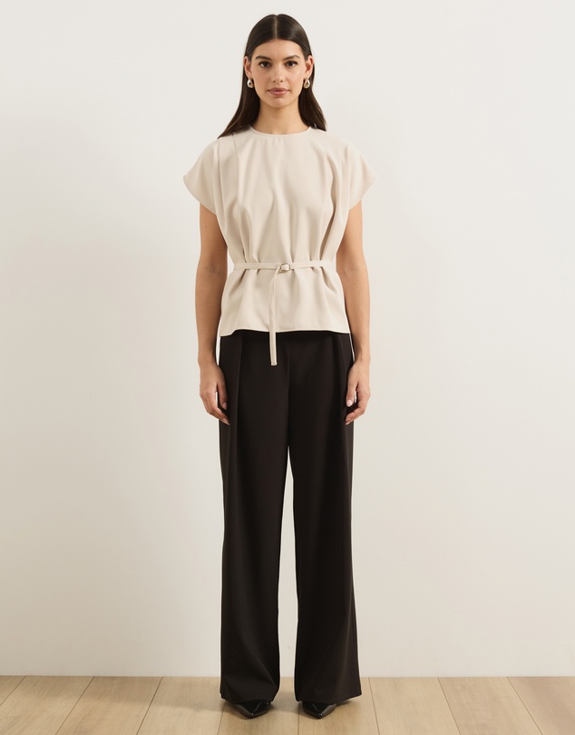 Atmos&Here - Gwen Pleated Palazzo Pants