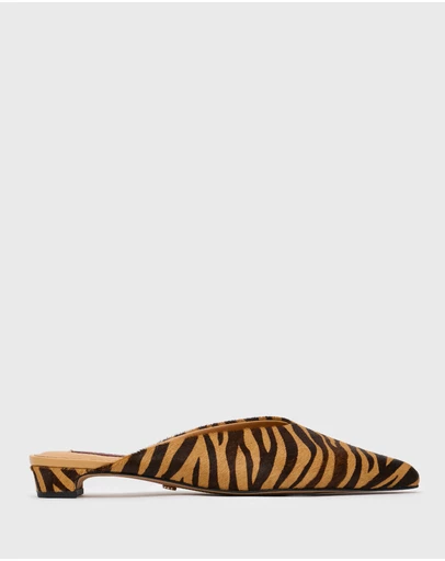 Betts - FELIX Leather Kitten Heel Mules