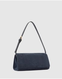 Nakedvice - The Phoebe Navy Suede Bag
