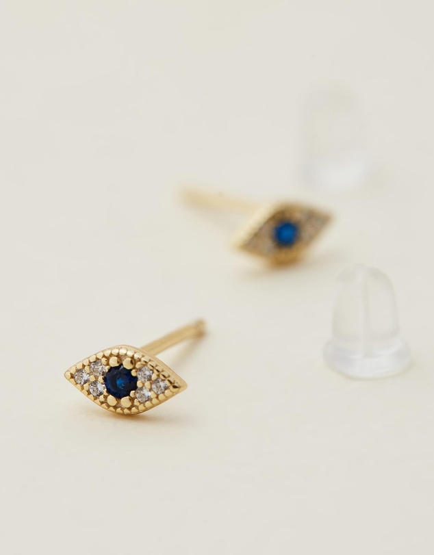 Native Sol - Evil Eye Studs