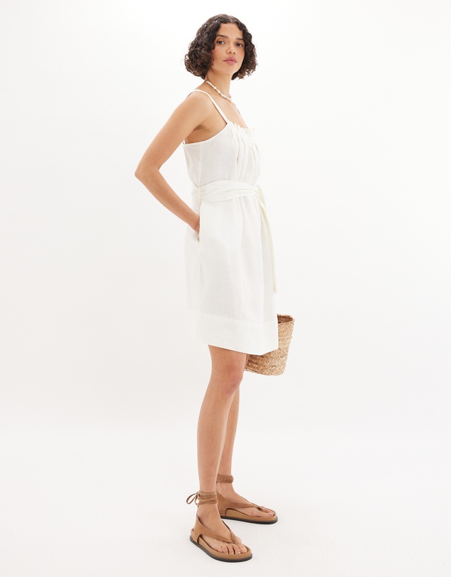 Amelius - Ananda Belted Ramie Dress