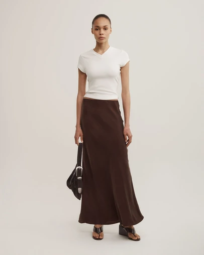 Witchery - Cupro Slip Skirt