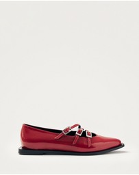 Alohas - Jive Leather Ballet Flats
