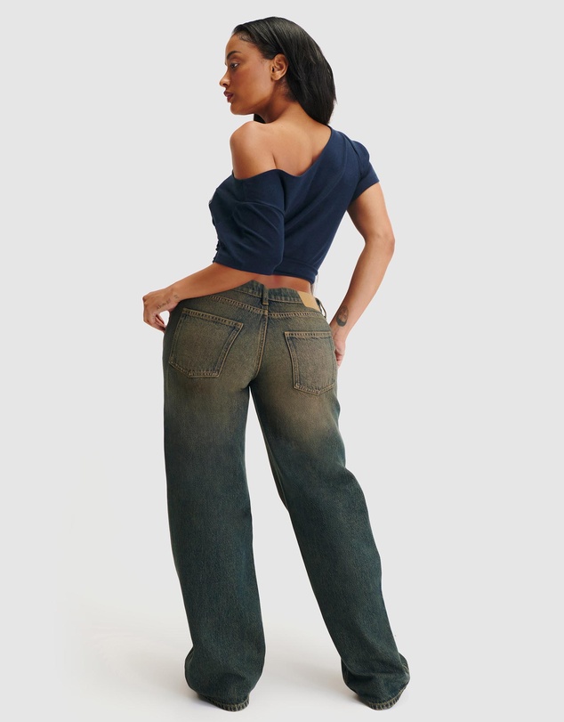 Cotton On - Curvy Low Rise Straight Jeans