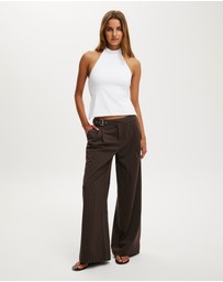Cotton On - Hold Me Halter Twist Back Top
