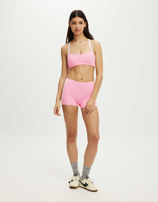 Cotton On Body Active - Ultra Soft Contrast T Bar Crop